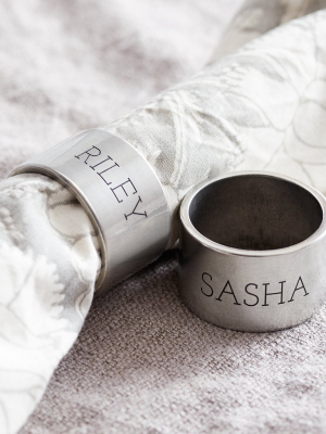 Personalized Napkin Ring