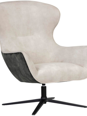 Weller Swivel Chair, Nono Cream