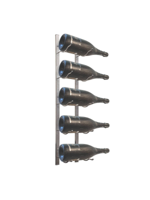 Epicureanist 5 Bottle Magnum Metal Wine Rack