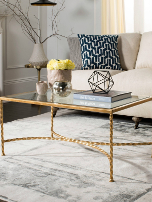 Coffee Table Gold Black - Safavieh