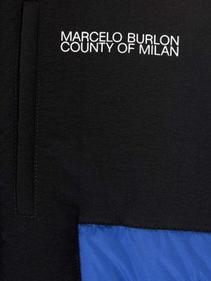 Marcelo Burlon County Of Milan Panelled Padded Jacket