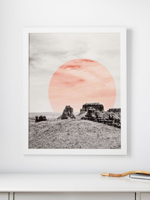 Modern Southwest Desert Framed Wall Art