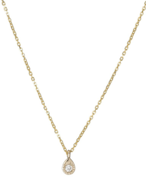 Milli Teardrop Diamond Necklace