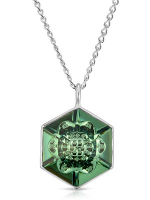 Erenite Hexagon Pendant (18 Mm)