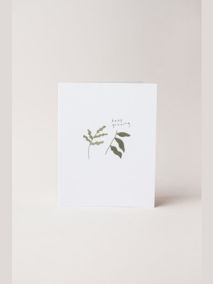 Keep Growing Card