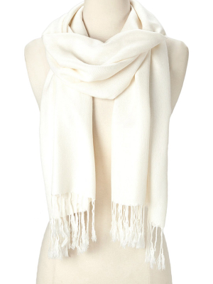 Cream Pashmina Scarf