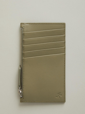 Adano Leather Zipped Cardholder