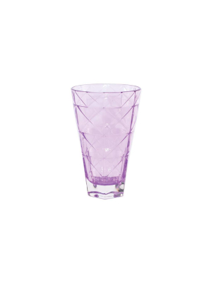 Vietri Viva Prism Tall Tumbler - Purple