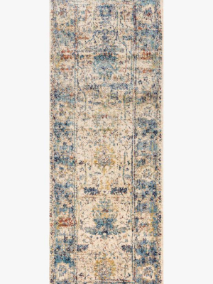 Anastasia Rug In Sand & Light Blue Design By Loloi