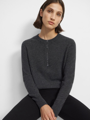 Henley Sweater In Cashmere