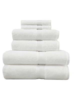 Terry Towel Combination 6pc Set White - Linum Home Textiles