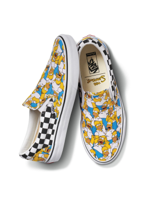 The Simpsons X Vans Customs Slip-on Wide