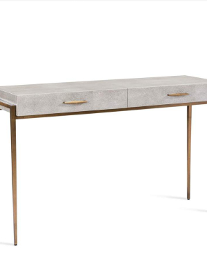 Interlude Home Morand Desk/ Console In Grey