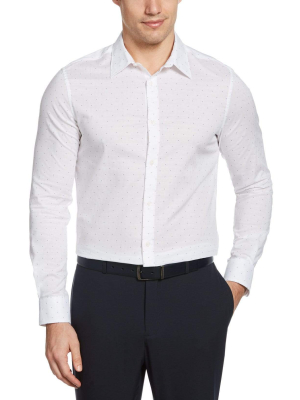 Slim Fit Dobby Dot Shirt