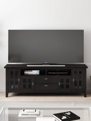 Stratford Tv Media Stand For Tv's Upto 80" Hickory Brown - Wyndenhall