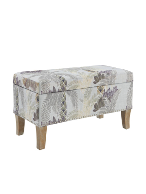 Stephanie Storage Ottoman - Linon