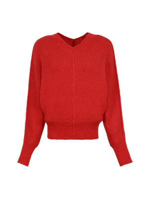 Isabel Marant Ribbed V-neck Jumper