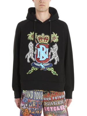 Neil Barrett Coat Of Arms Graphic Print Hoodie