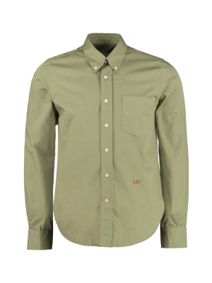 Ami Logo Embroidered Shirt