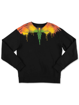 Marcelo Burlon Country Of Milan Kids Wings Printed Sweatshirt