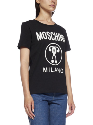 Moschino Double Question Mark Print T-shirt