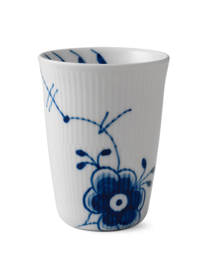 Blue Fluted Mega Thermal Cup