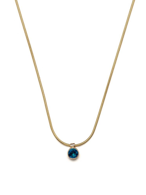 Clea Necklace - Sapphire