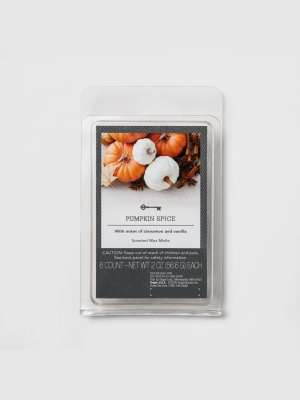 6ct Pumpkin Spice Scented Wax Melts - Threshold™