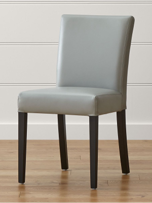 Lowe Pewter Leather Dining Chair