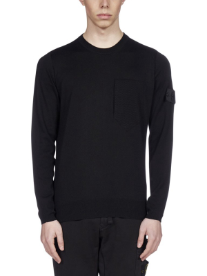 Stone Island Shadow Project Logo Patch Jumper