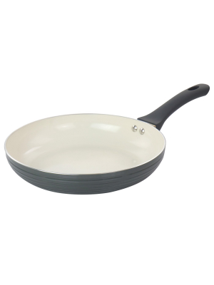 Oster Ridge Valley 10 Inch Aluminum Nonstick Frying Pan In Grey