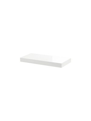 17.5" X 9.88" Big Boy Gloss Shelf White - Dolle Shelving