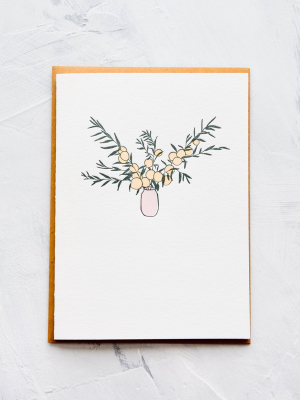 Market Flowers Card