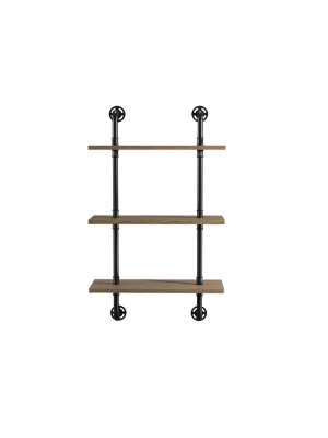 Dylan 3 Layer Floating Shelves Natural - Iohomes