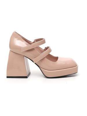 Nodaleto Mary Jane Block-heel Pumps