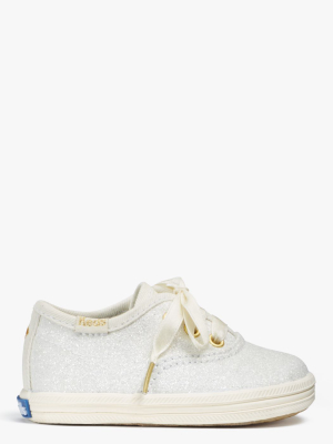 Keds Kids X Kate Spade New York Champion Glitter Crib Sneakers