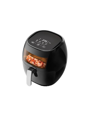 Chefman 8qt Capacitive Touch Window Air Fryer - Rj38-wd-8t