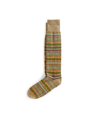 Fair Isle Knee Socks