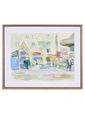 City Scene Watercolor 1