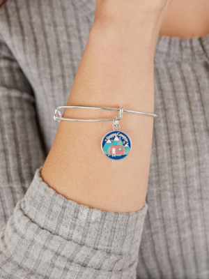 'happy Camper' Charm Bangle