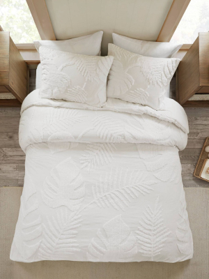 Ceiba Tufted Cotton Chenille Comforter Set