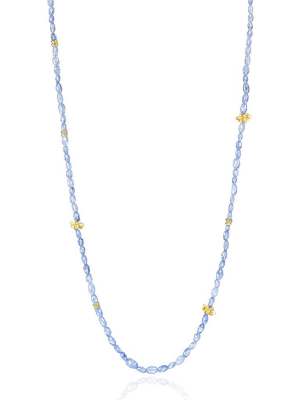 Wonderland Butterfly Sapphire Bead Necklace