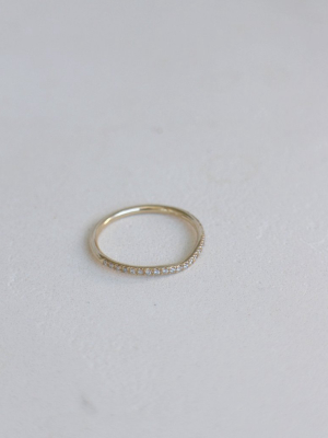 Amelie Band Pave | 18ct Yellow Gold