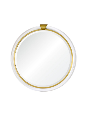 Bengal Mirror In Brass