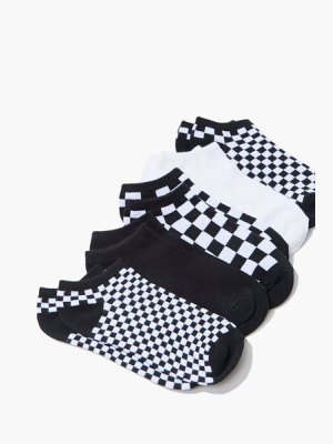 Checkered Ankle Sock Set - 5 Pack