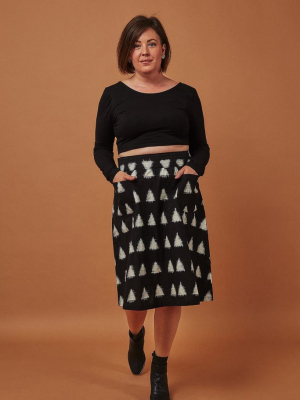 Triangles Midi Skirt