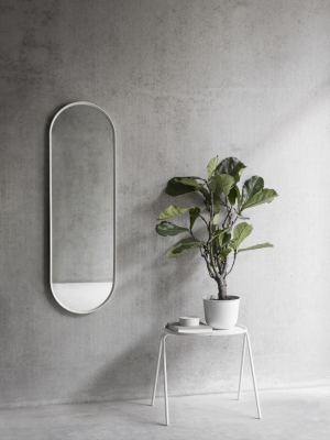 Oval Wall Mirror In Black