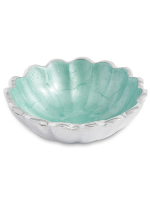 Julia Knight Peony 4" Petite Bowl In Aqua