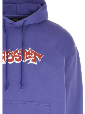 Paccbet Graffiti Logo Printed Hoodie