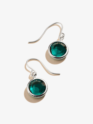 Emerald Birthstone Earrings, May